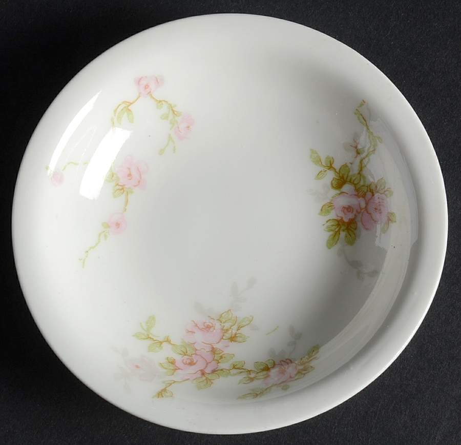 Pink Spray Butter Pat by Haviland-1