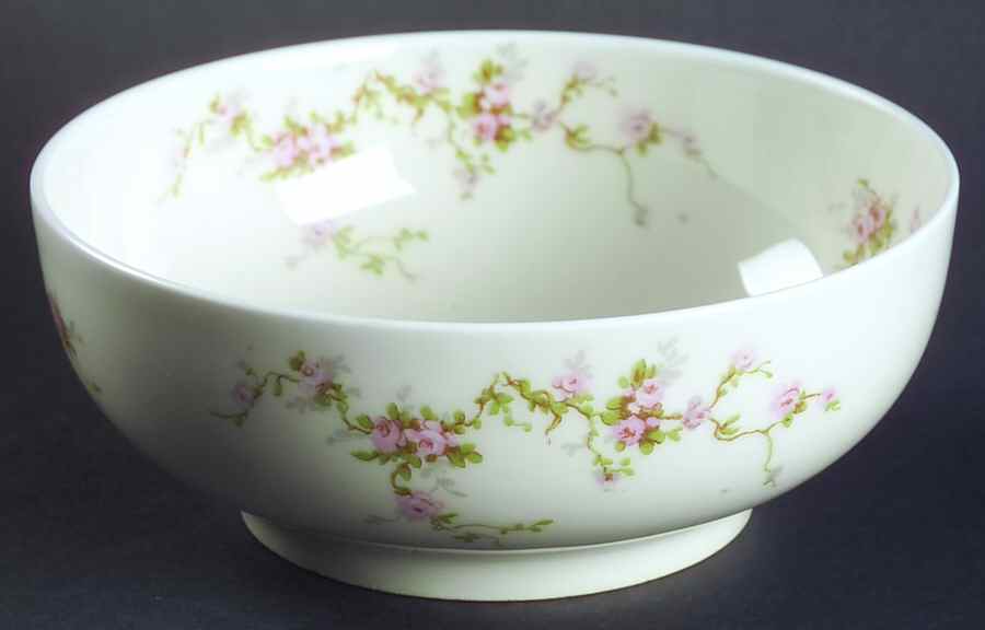 Pink Spray Cranberry Bowl by Haviland-1