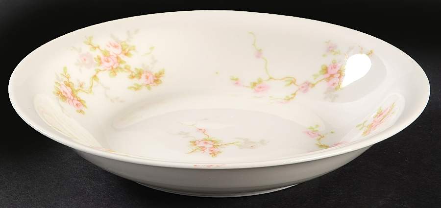 Pink Spray Fruit/Dessert (Sauce) Bowl by Haviland-1