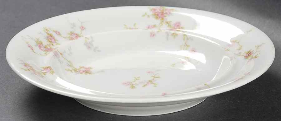 Pink Spray Round Butter No Lid by Haviland-1