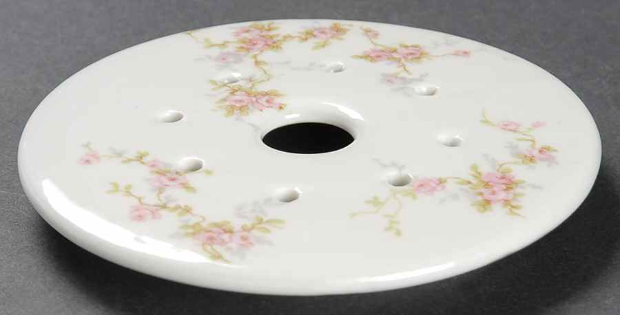 Pink Spray Strainer for Round Butter by Haviland-1