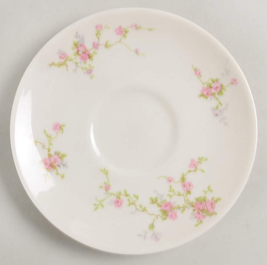 Pink Spray Saucer by Haviland-1