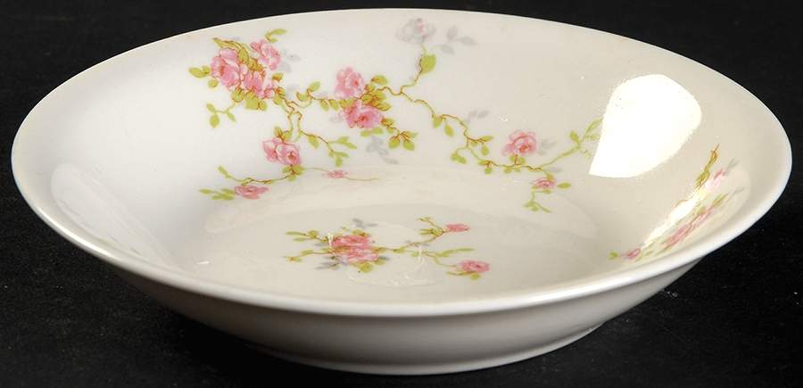 Pink Spray Fruit/Dessert (Sauce) Bowl by Haviland-1