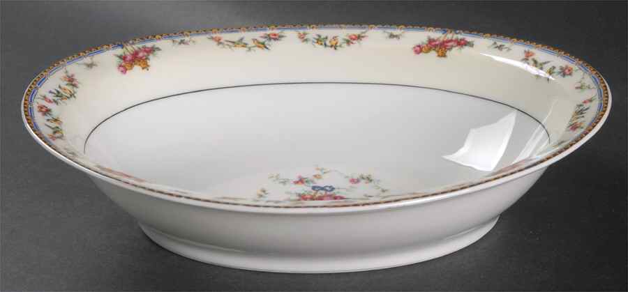 Plaza 10" Oval Vegetable Bowl by Haviland-1