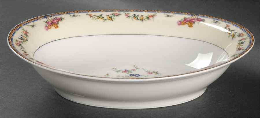 Plaza 9" Oval Vegetable Bowl by Haviland-1