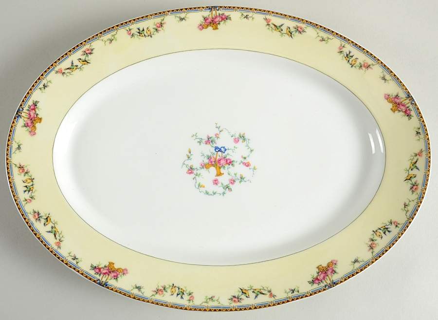 Plaza 13" Oval Serving Platter by Haviland-1