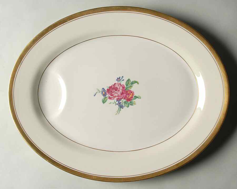 Plymouth 15" Oval Serving Platter by Haviland-1