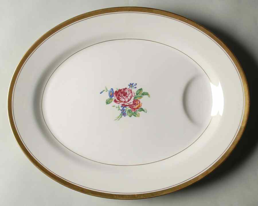 Plymouth 16" Oval Serving Platter by Haviland-1