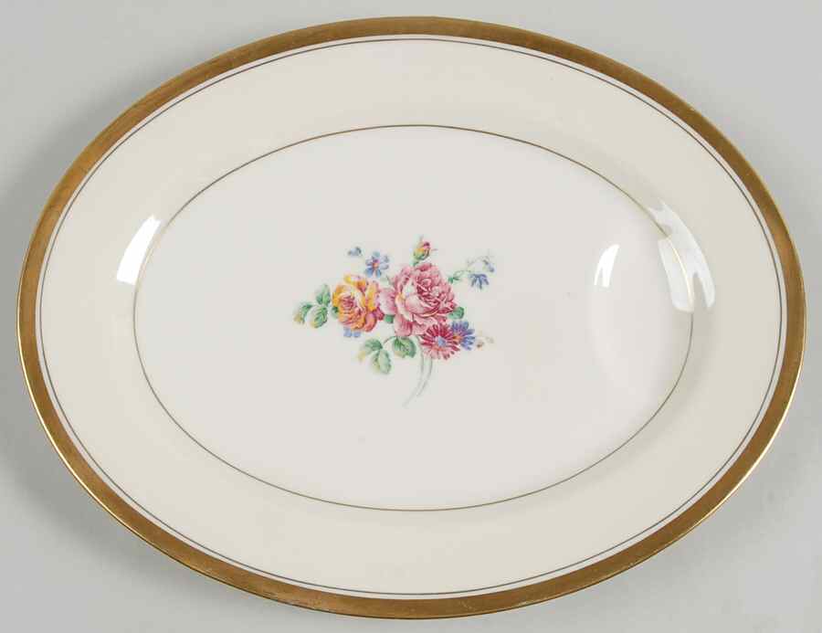Plymouth 11" Oval Serving Platter by Haviland-1