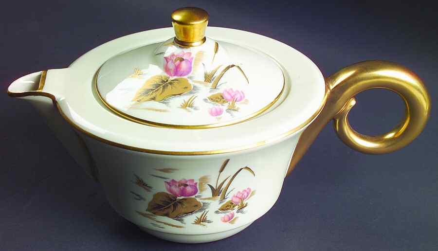 Pond Lily Teapot & Lid by Haviland-1