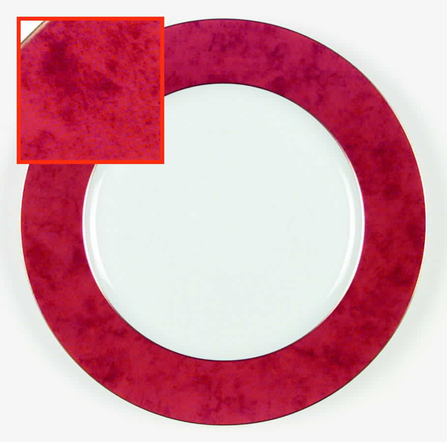 Pompei Rubis Dinner Plate by Haviland-1