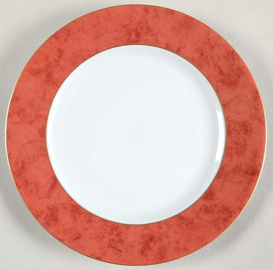 Pompei Rubis Dessert Luncheon Plate by Haviland-1