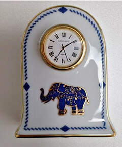 Pondichery Small Desk Clock by Haviland-1