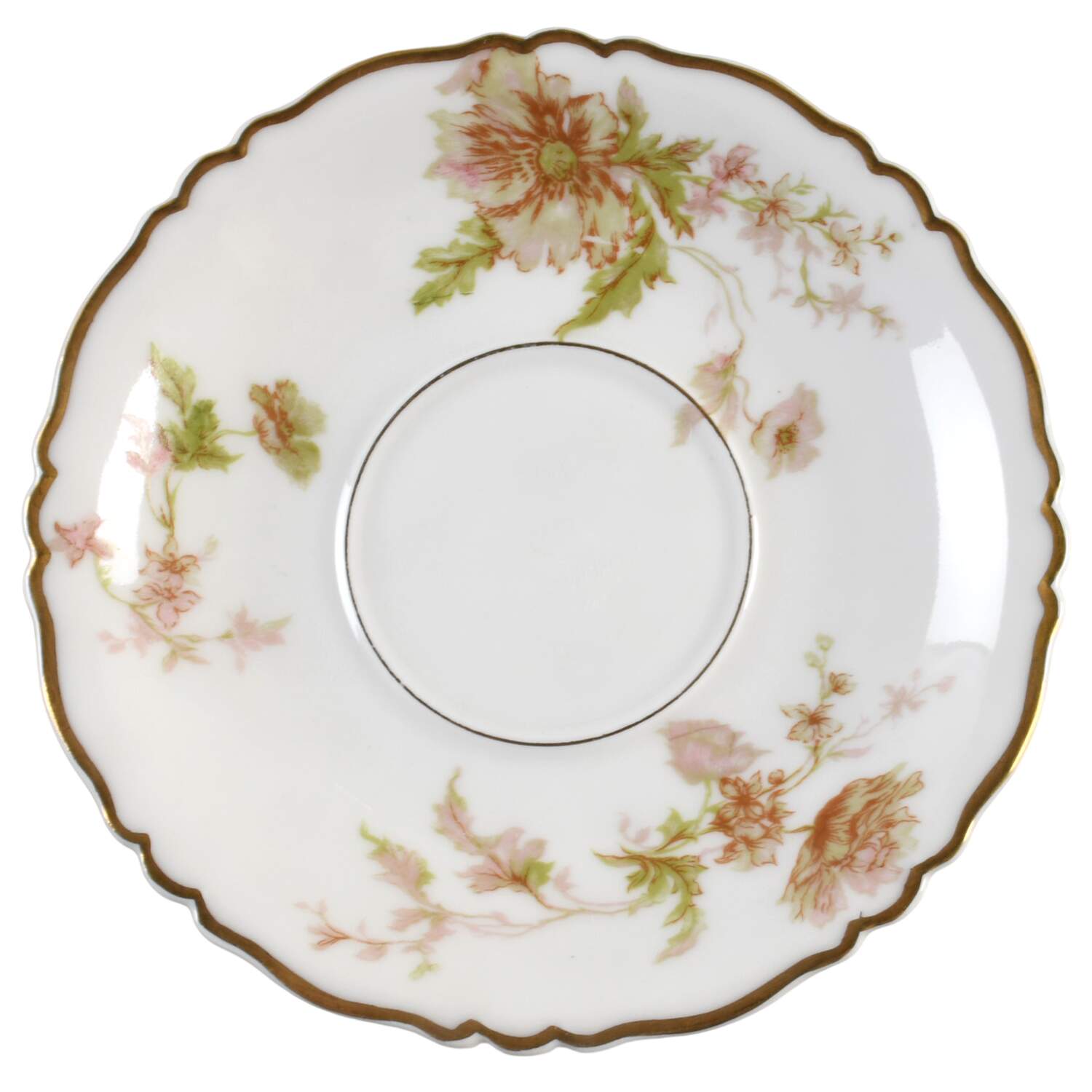 Poppy Saucer by Haviland-1