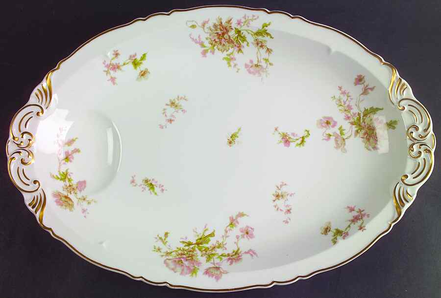 Poppy 16" Oval Serving Platter by Haviland-1