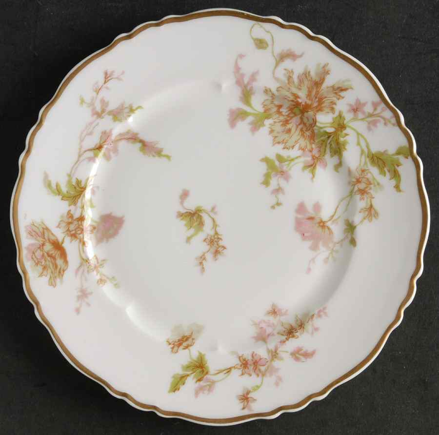 Poppy Bread & Butter Plate by Haviland-1