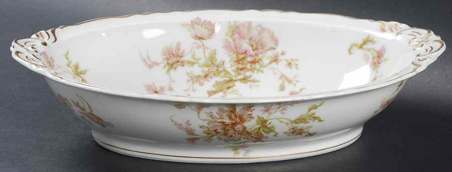 Poppy 9" Oval Vegetable Bowl by Haviland-1
