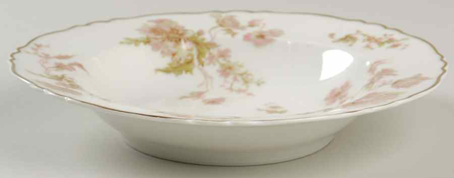 Poppy Rim Soup Bowl by Haviland-1
