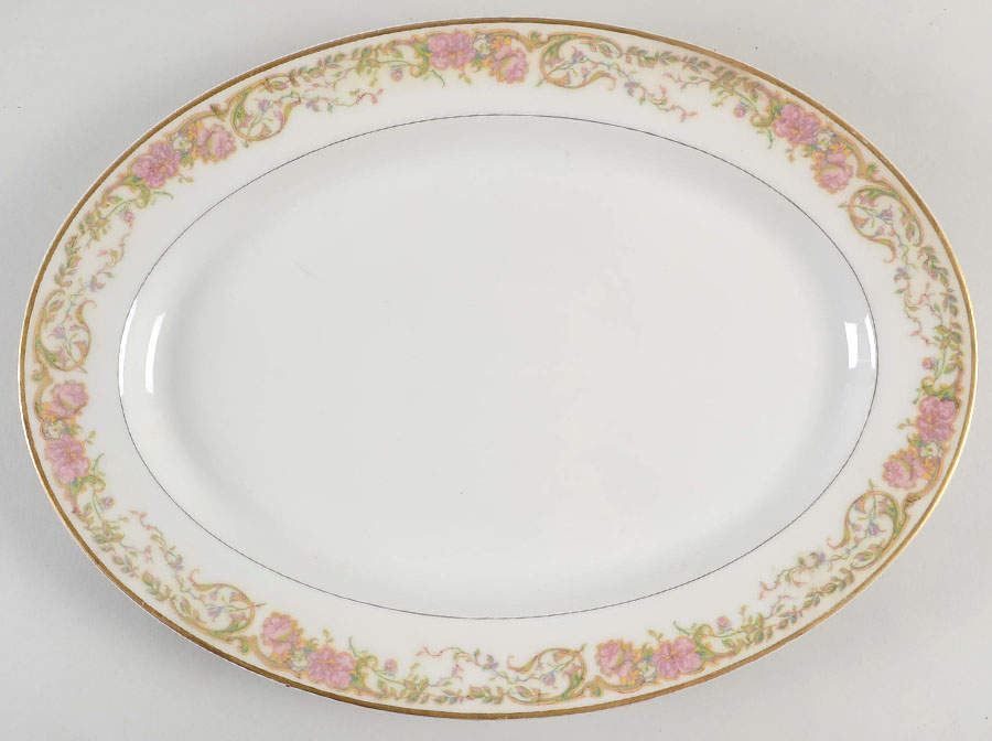 Portland 13" Oval Serving Platter by Haviland-1