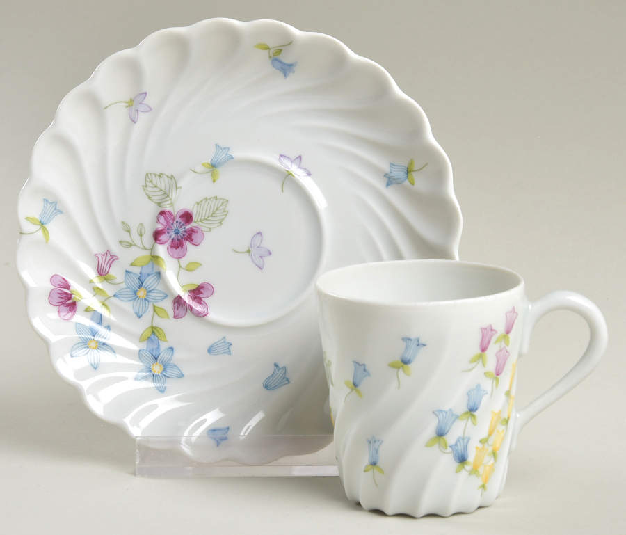 Prairie Flat Demitasse Cup & Saucer Set by Haviland-1
