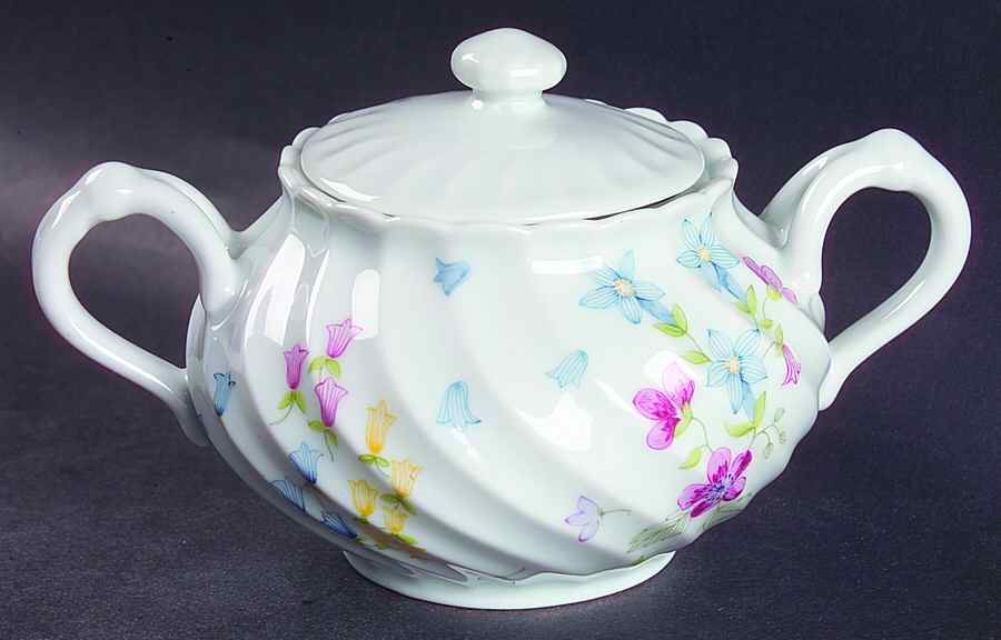 Prairie Sugar Bowl & Lid by Haviland-1