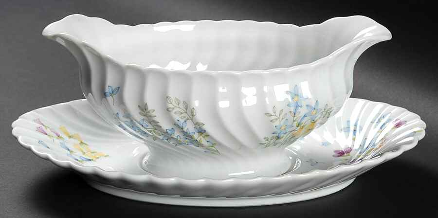 Prairie Gravy Boat & Underplate by Haviland-1