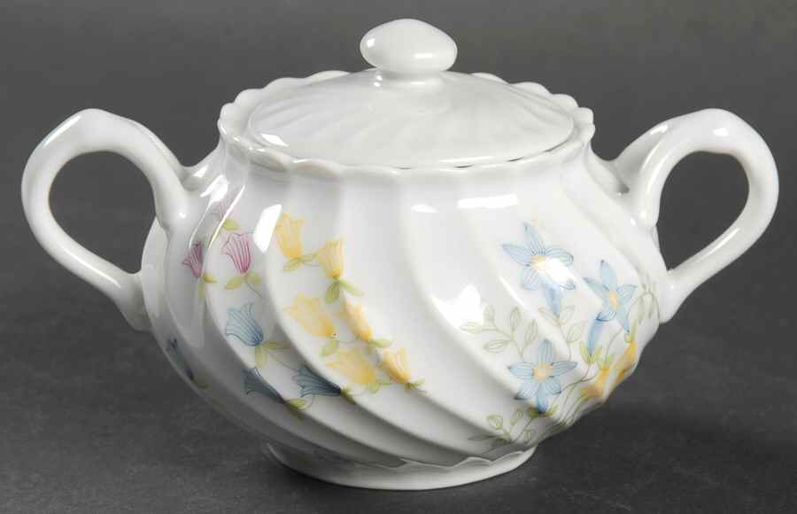Prairie Mini Sugar Bowl & Lid by Haviland-1