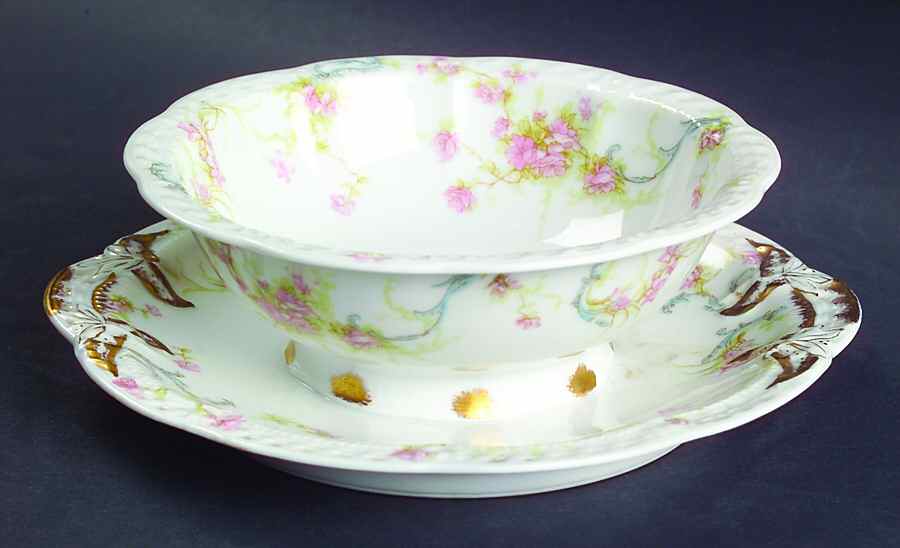 The Princess Mayonnaise with Attached Underplate by Haviland-1
