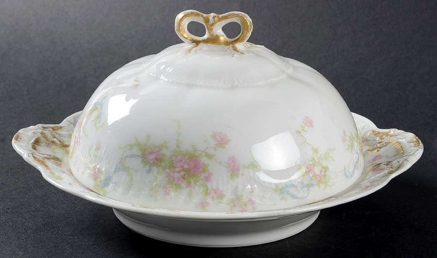 The Princess Round Covered Butter by Haviland-1