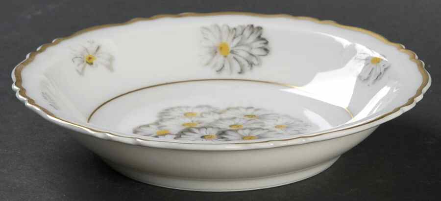 Primrose (White, Scalloped) Rim Fruit/Dessert (Sauce) Bowl by Haviland-1