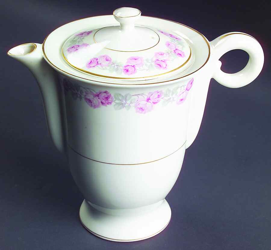 Priscilla Rose Coffee Pot & Lid by Haviland-1
