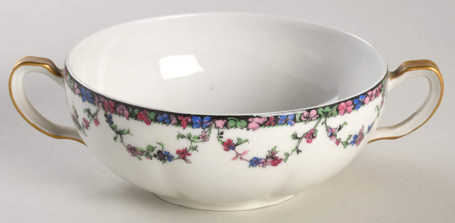 Puritan Flat Cream Soup Bowl by Haviland-1