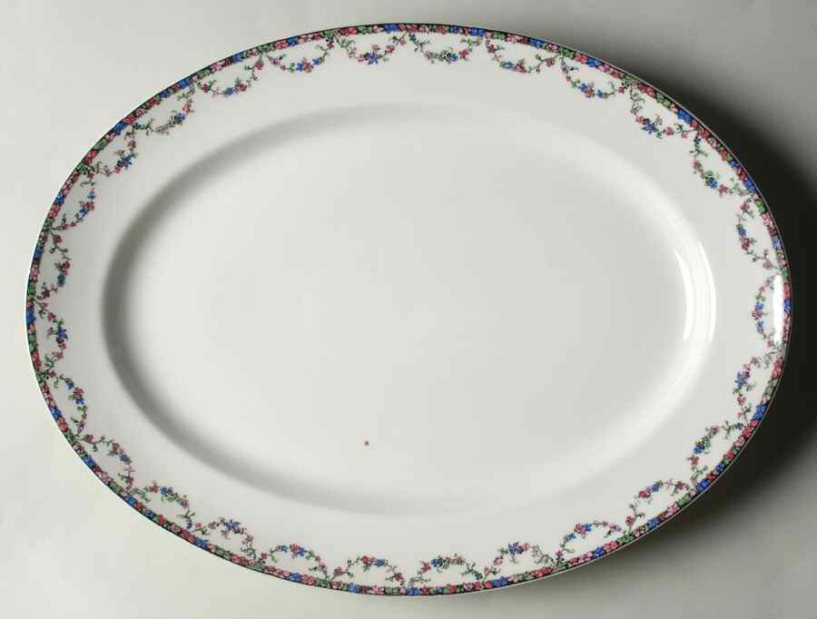 Puritan 16" Oval Serving Platter by Haviland-1