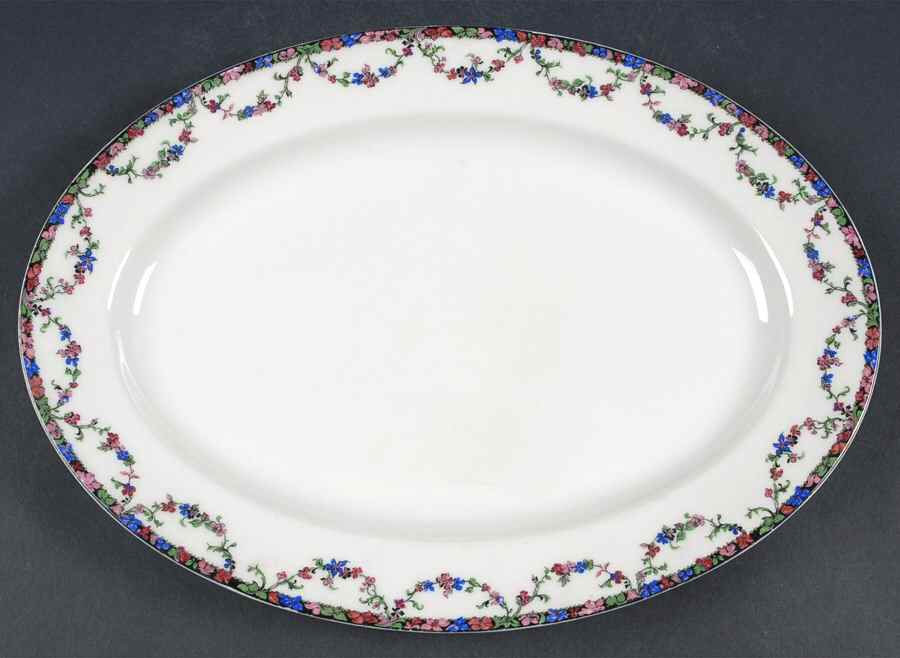 Puritan 11" Oval Serving Platter by Haviland-1