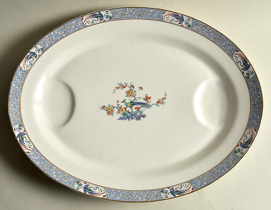 Rajah 18" Oval Serving Platter by Haviland-1