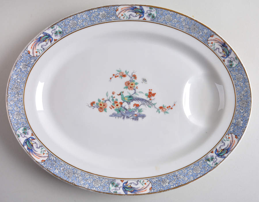 Rajah 13" Oval Serving Platter by Haviland-1