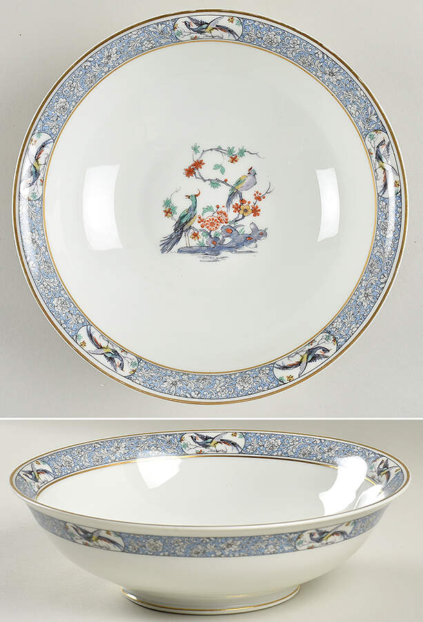 Rajah 9" Round Vegetable Bowl by Haviland-1