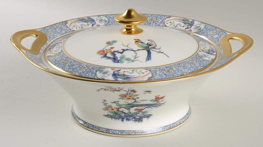 Rajah Round Covered Vegetable by Haviland-1