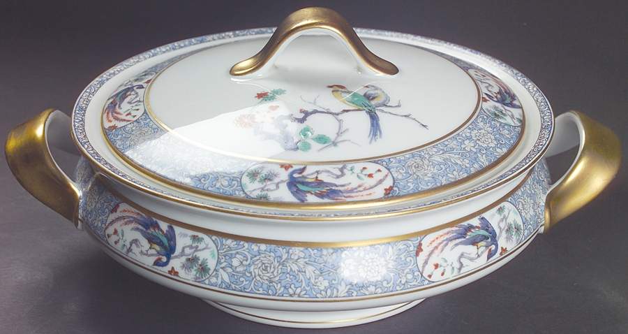 Rajah Round Covered Vegetable by Haviland-1