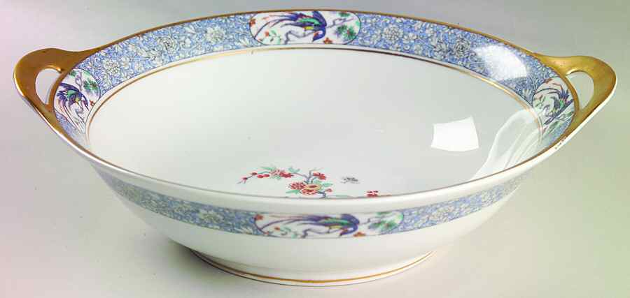 Rajah 10" Round Vegetable Bowl by Haviland-1