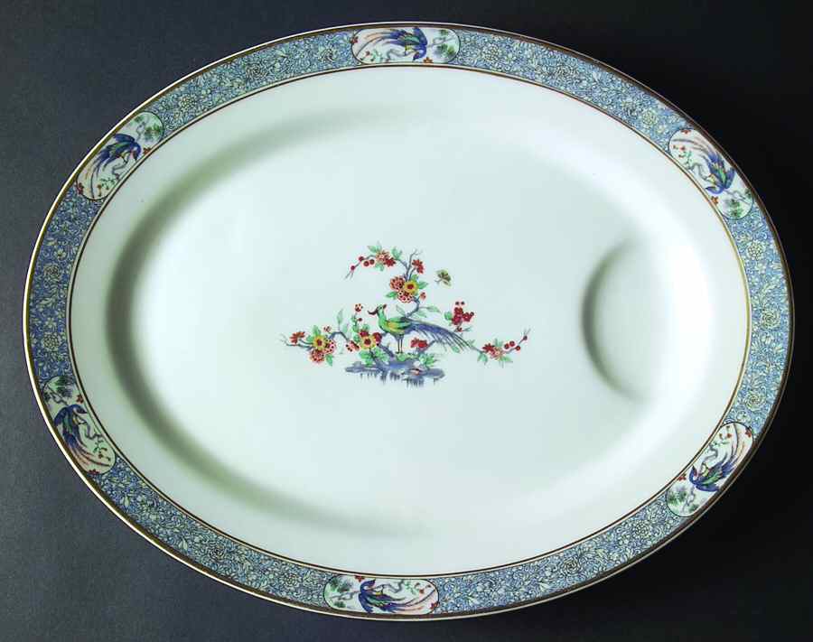 Rajah 15" Oval Serving Platter by Haviland-1