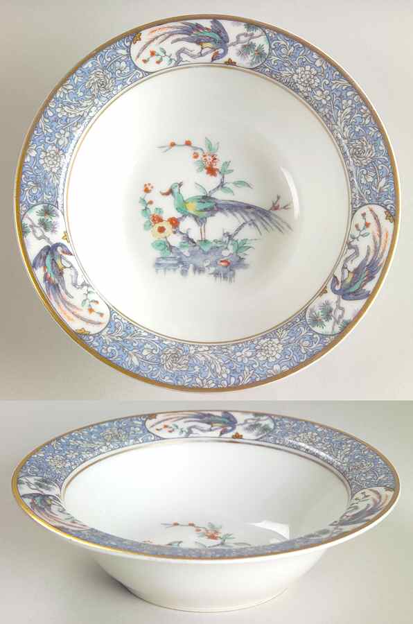 Rajah Rim Cereal Bowl by Haviland-1