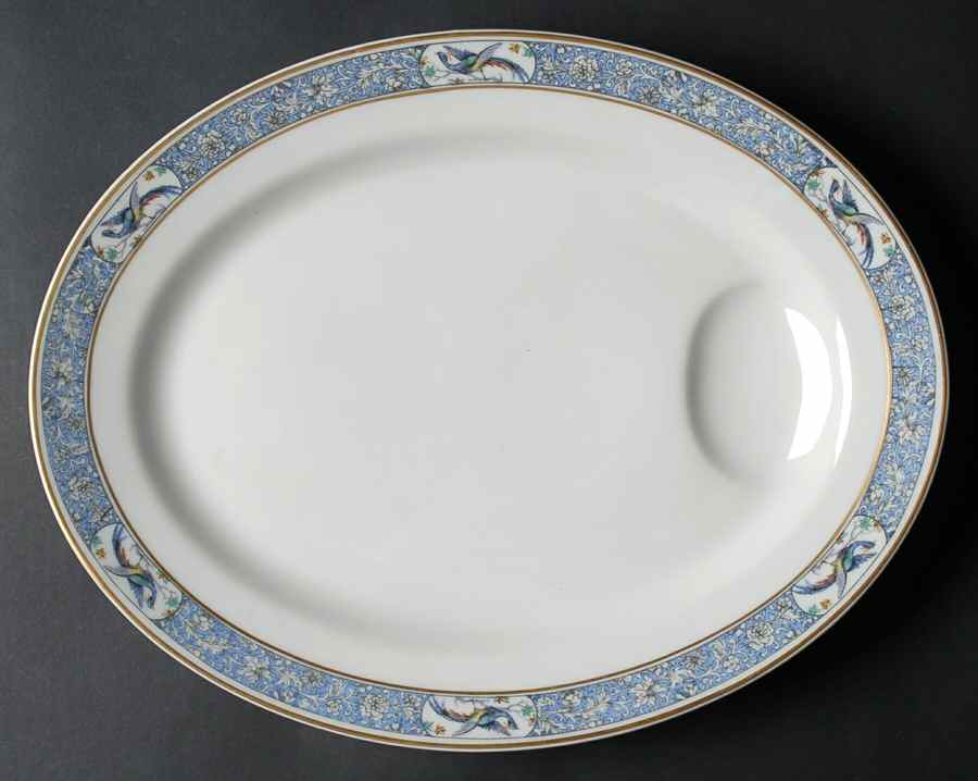 Rani 13" Oval Serving Platter by Haviland-1