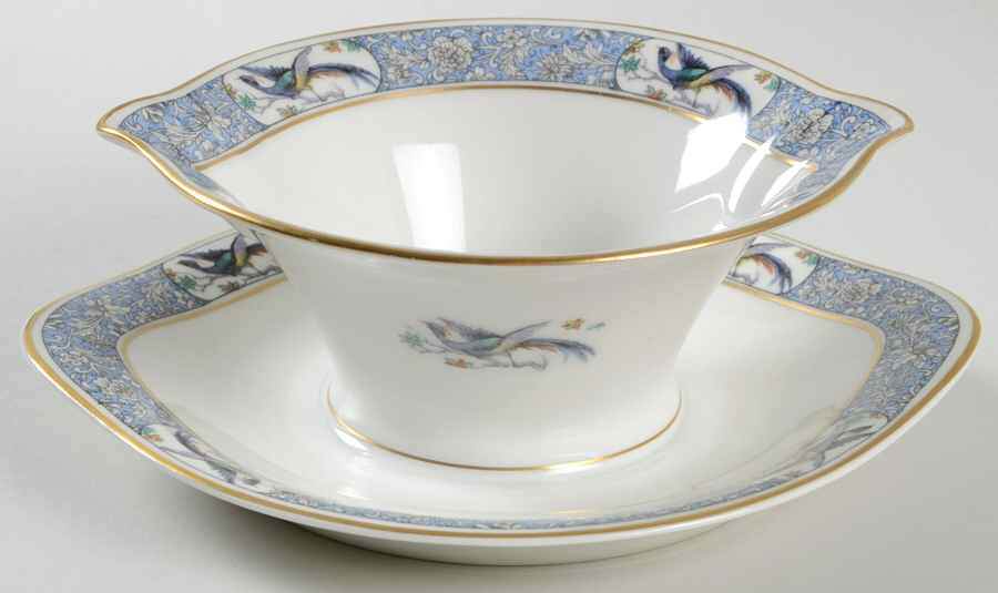 Rani Gravy Boat with Attached Underplate by Haviland-1