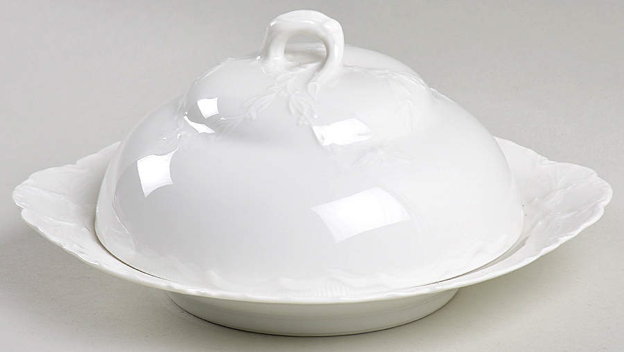 Ranson  Round Covered Butter by Haviland-1