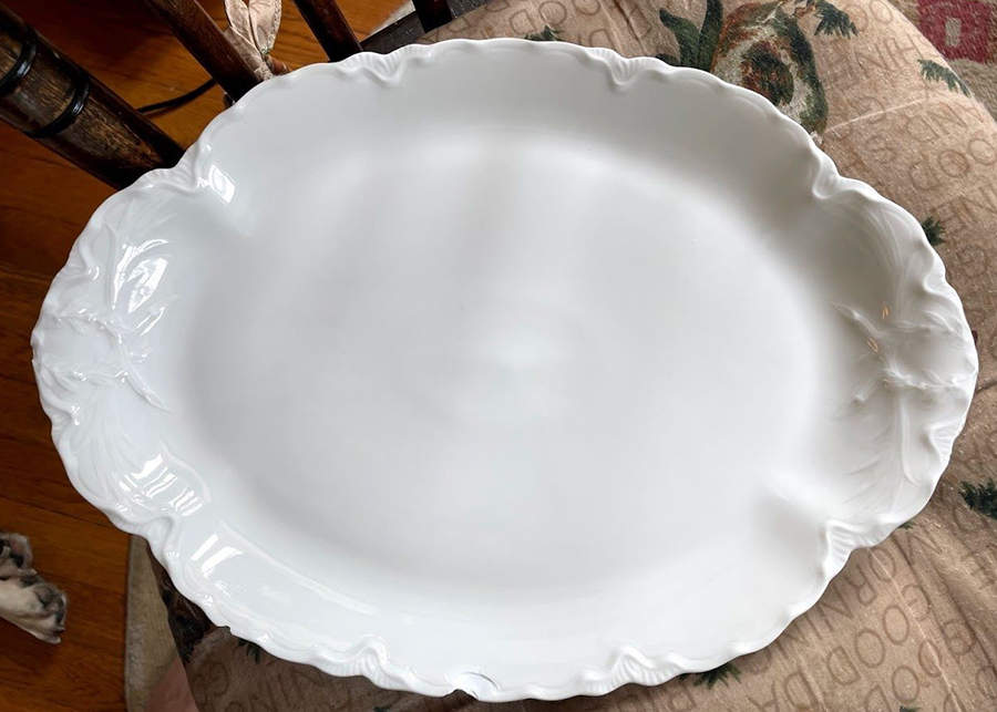 Ranson  12" Oval Serving Platter by Haviland-1