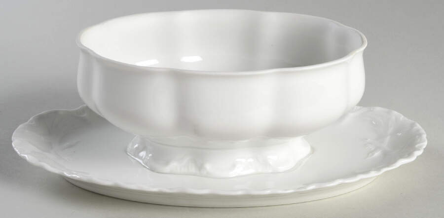 Ranson  Gravy Boat w/Attached Underplate No Lid by Haviland-1