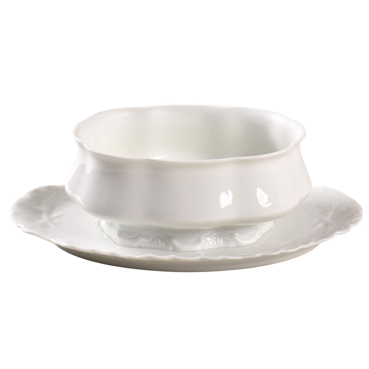 Ranson  Gravy Boat w/Attached Underplate No Lid by Haviland-1