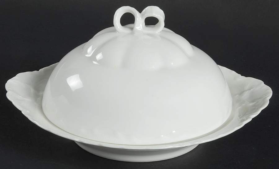 Ranson  Round Covered Butter by Haviland-1