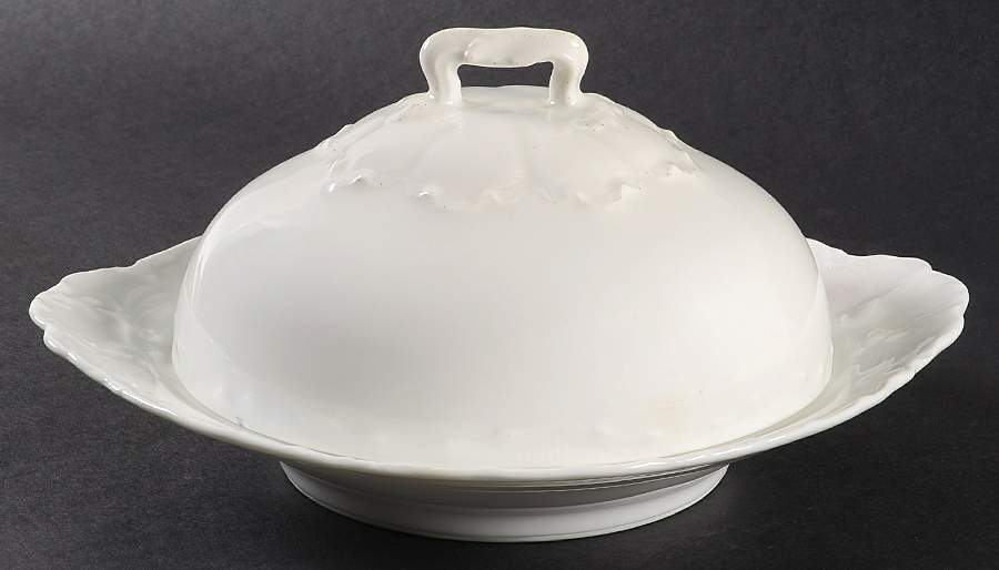 Ranson  Round Covered Butter by Haviland-1